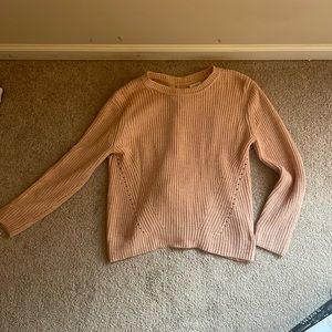 Adorable pink sweater with tie in back